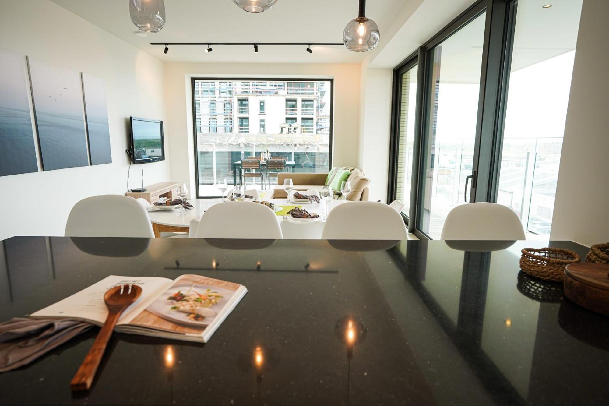 Huswell - Beautiful Apartment With Communal Pool And Gym Ostende Exterior foto